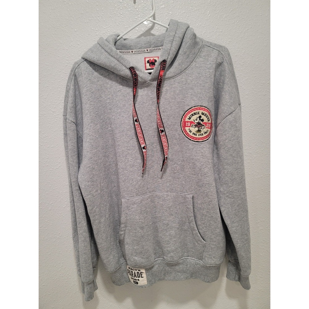 Disney pullover Macy's Minnie Mouse parade grey 2024 thanksgiving good Medium